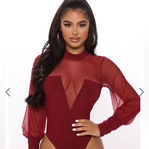 Fashion Nova wine 🍷 bodysuit